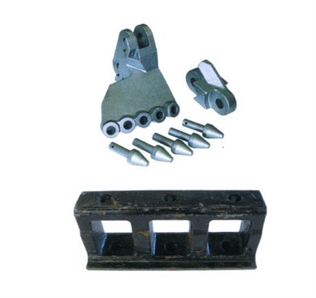 Parts of ballast cleaning machine