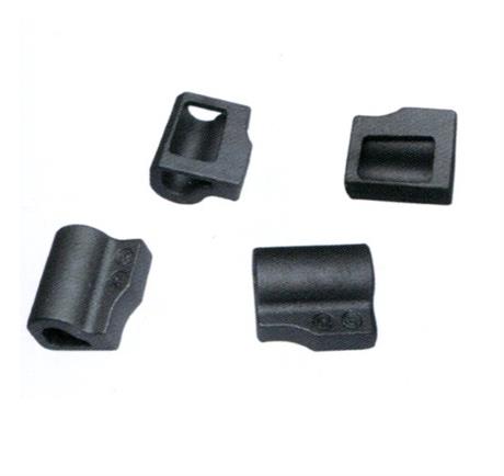 Parts for railway bifurcated turnouts