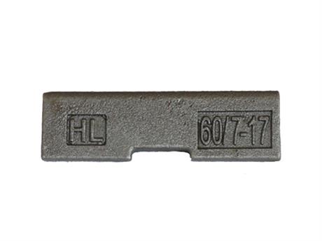 Parts for railway bifurcated turnouts