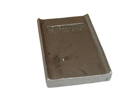 Parts for railway bifurcated turnouts