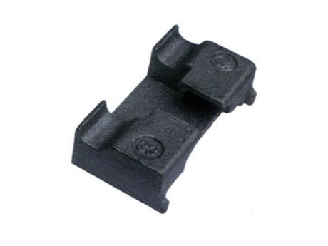 Parts for railway bifurcated turnouts