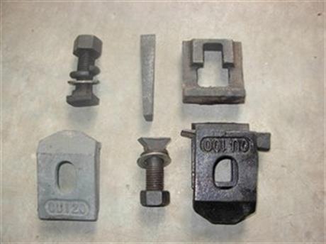 Astic stop plates for rails